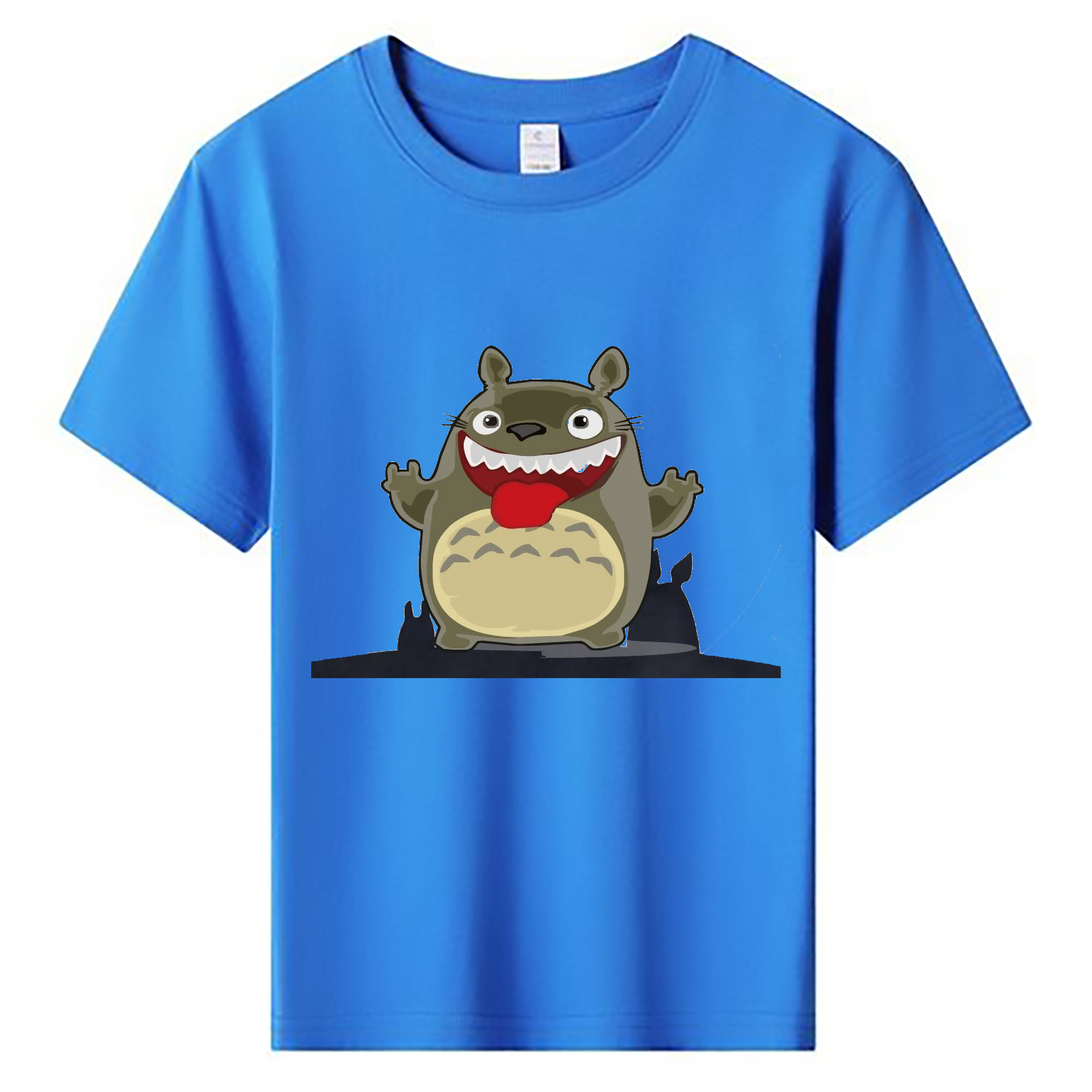 （画像用） となりのトトロ 草壁メイ 草壁サツキ My Neighbor Totoro Satsuki Kusakabe Mei Kusakabe 綿100％キッズTシャツ（フロントプリント）